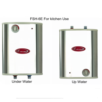 Wenzhou Stainless Steel Electric Water Heater Under Sink With Enameled Tank